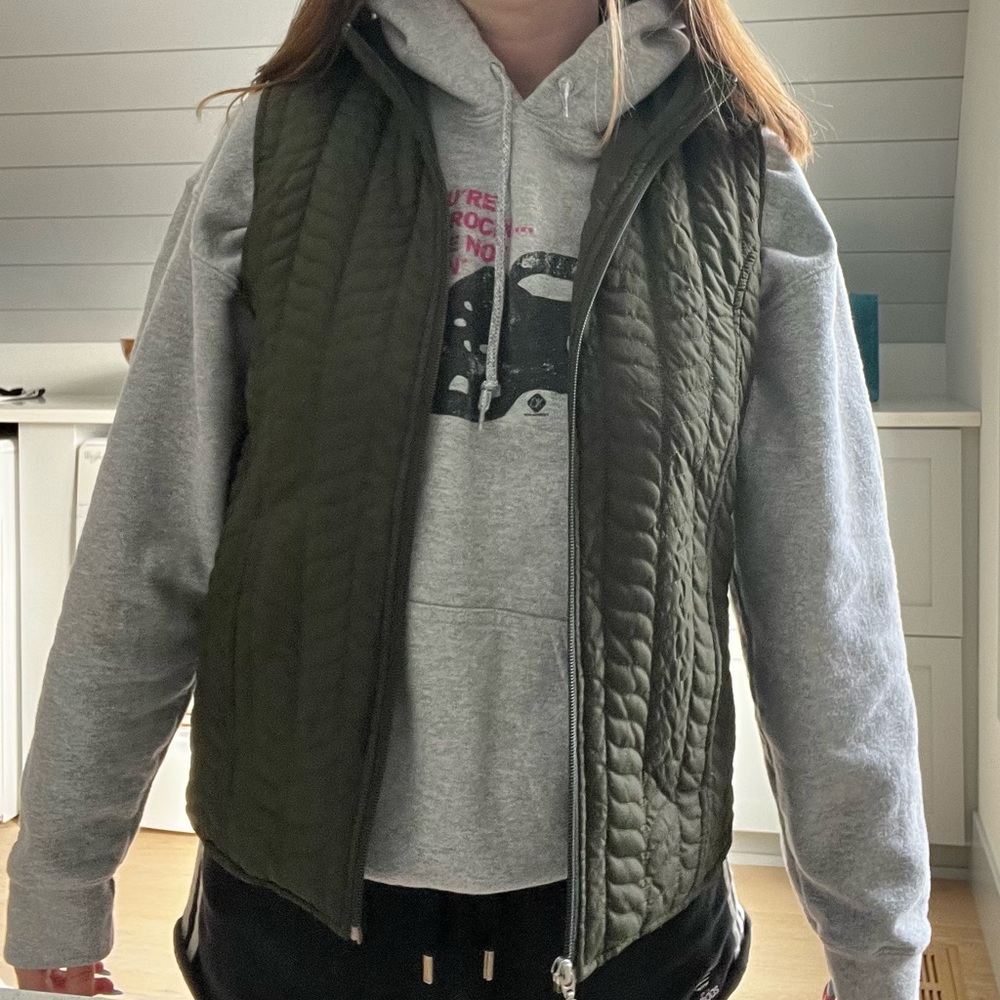 Christopher & Banks green vest
